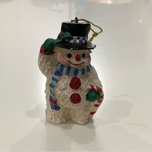 Small Snowman Christmas Ornament Hat